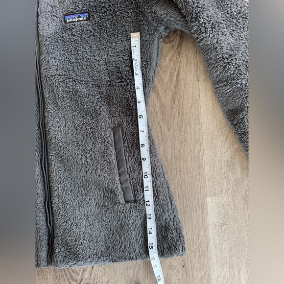 Patagonia Sherpa Full Zip Jacket Women’s Medium Grey Fur Y2K preppy lightweight - Picture 5 of 10